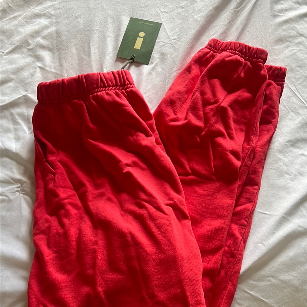 Daily Drills Red Joggers